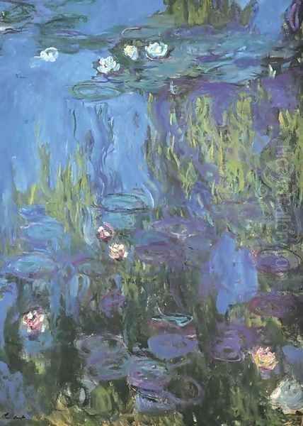 Nympheas 2 Oil Painting by Claude Oscar Monet