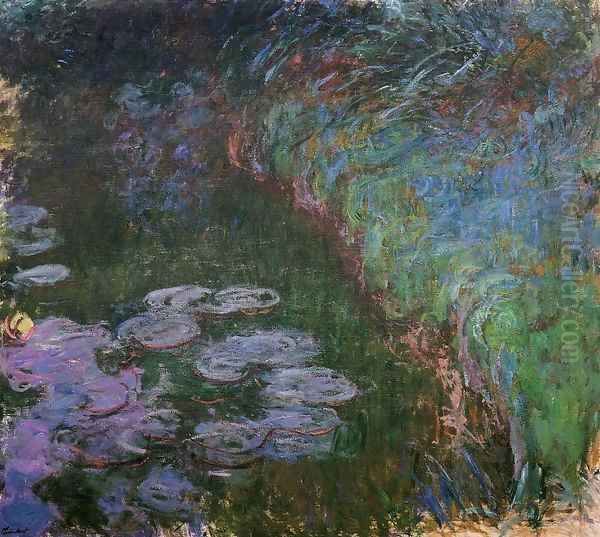 Water-Lilies7 1914-1917 Oil Painting by Claude Oscar Monet