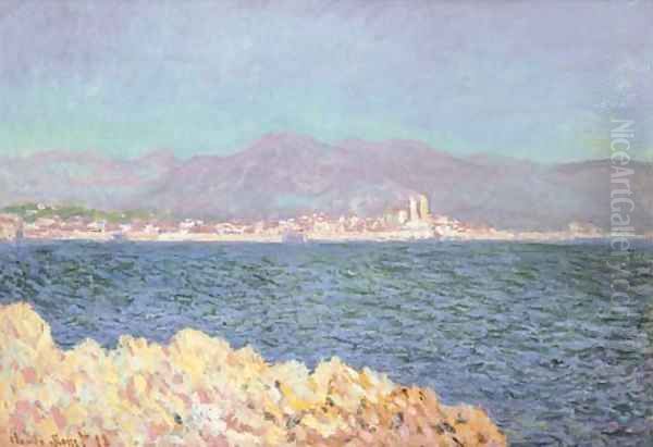 Golfe d'Antibes Oil Painting by Claude Oscar Monet