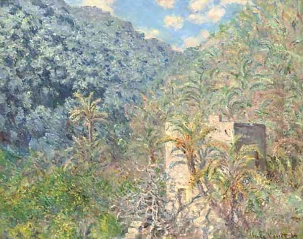 Oliviers et palmiers, vallee de Sasso Oil Painting by Claude Oscar Monet