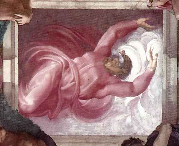 Separation of Light from Darkness 1511 Oil Painting by Michelangelo Buonarroti