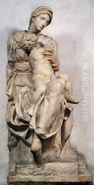 Medici Madonna Oil Painting by Michelangelo Buonarroti