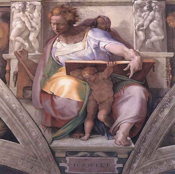 Daniel 1511 Oil Painting by Michelangelo Buonarroti