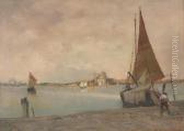 Venezia Oil Painting by Carlo Follini