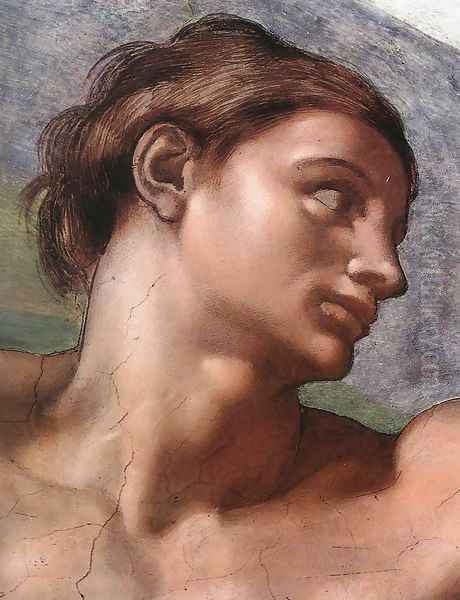 Creation of Adam (detail) Oil Painting by Michelangelo Buonarroti