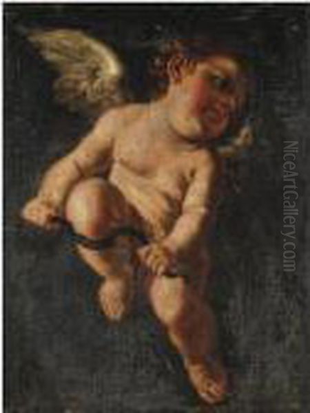 Cupido Oil Painting by Francesco Fontebasso