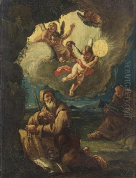 San Paolo Eremita Oil Painting by Francesco Fontebasso