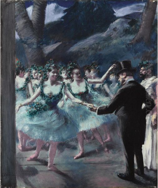 Le Ballet Oil Painting by Jean-Louis Forain