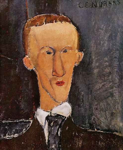 Portrait of Blaise Cendrars Oil Painting by Amedeo Modigliani