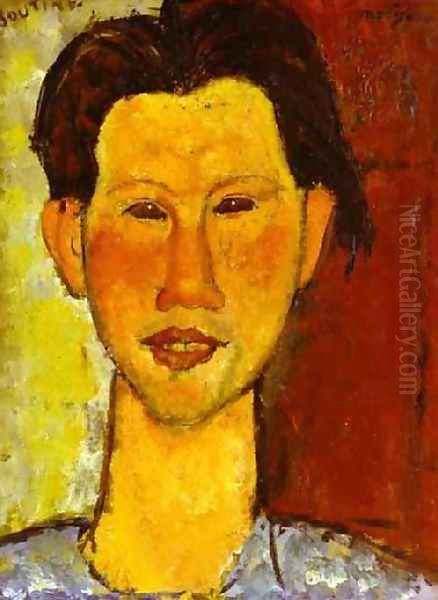 Portrait Of Chaim Soutine Oil Painting by Amedeo Modigliani