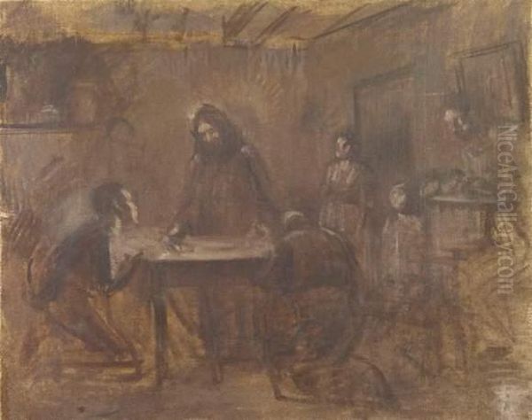 Scene De Christ Oil Painting by Jean-Louis Forain