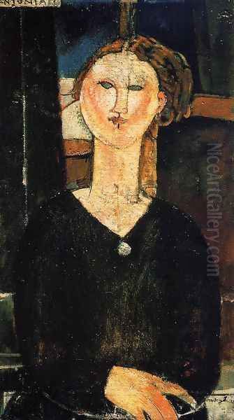 Antonia Oil Painting by Amedeo Modigliani