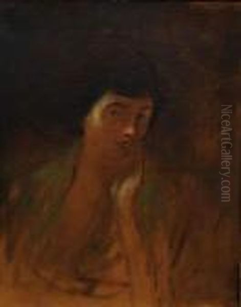 Suzanne Reveuse Oil Painting by Jean-Louis Forain