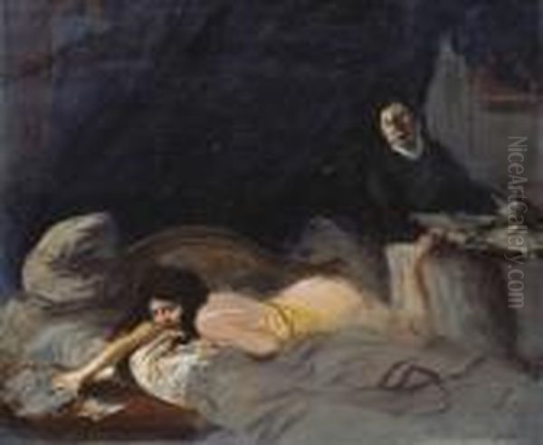 Le Reveil Oil Painting by Jean-Louis Forain