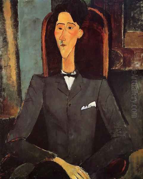 Portrait Of Jean Cocteau Oil Painting by Amedeo Modigliani