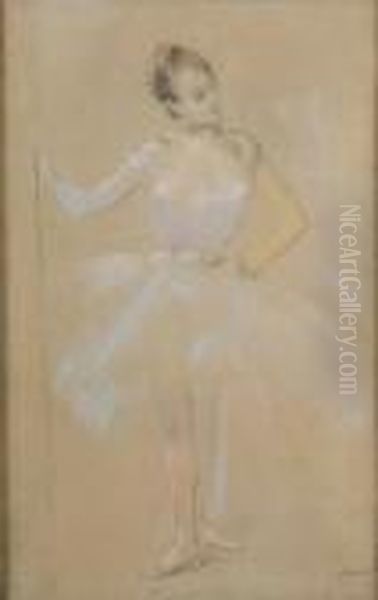 La Jeune Ballerine Oil Painting by Jean-Louis Forain