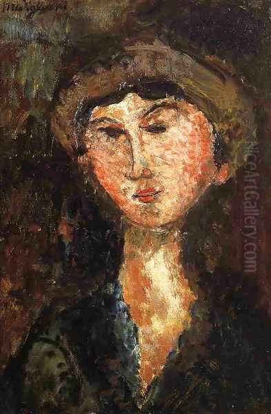 Beatrice Hastings Oil Painting by Amedeo Modigliani