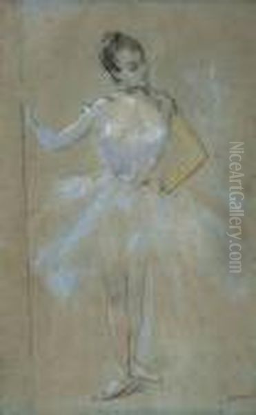 La Jeune Ballerine Oil Painting by Jean-Louis Forain