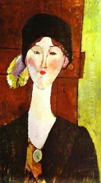 Beatris Hastings Oil Painting by Amedeo Modigliani