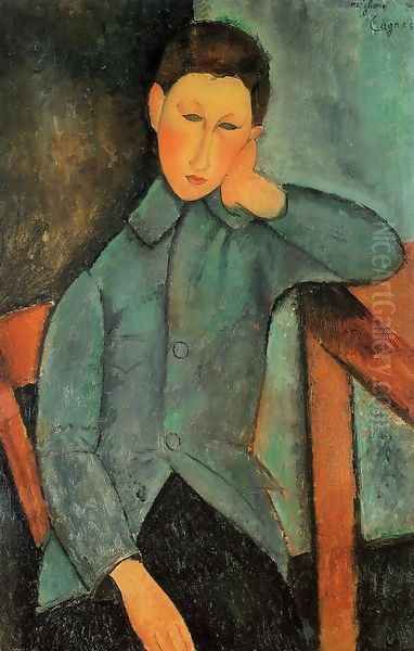 The Boy Oil Painting by Amedeo Modigliani