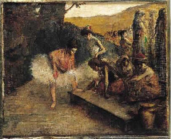 Le Ballet De Samson Et Dalila. Oil Painting by Jean-Louis Forain