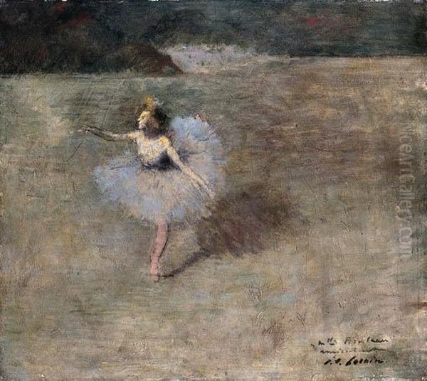 La Danseuse Aux Bas Roses Oil Painting by Jean-Louis Forain