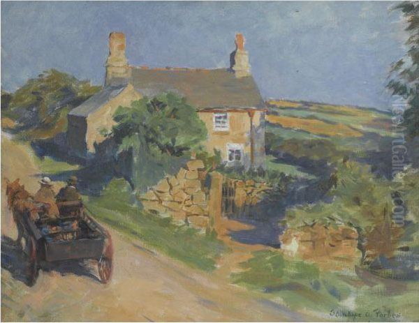 Returning Home Oil Painting by Stanhope Alexander Forbes