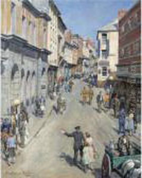 Causewayhead, Penzance Oil Painting by Stanhope Alexander Forbes