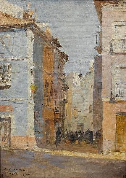 A Street In Seville by Stanhope Alexander Forbes