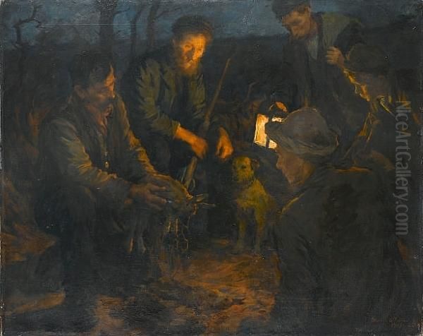 Snared Oil Painting by Stanhope Alexander Forbes