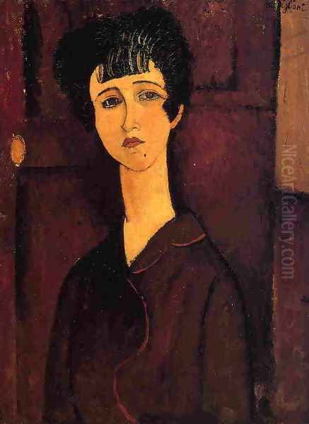 Victoria Oil Painting by Amedeo Modigliani