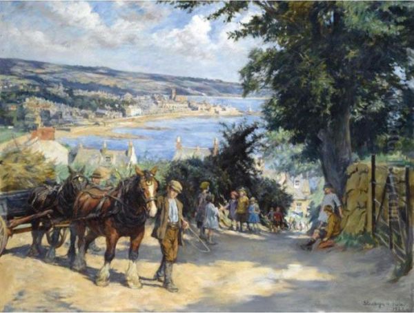 On Paul Hill Oil Painting by Stanhope Alexander Forbes