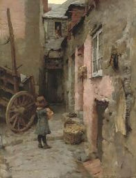 Daily Bread Oil Painting by Stanhope Alexander Forbes