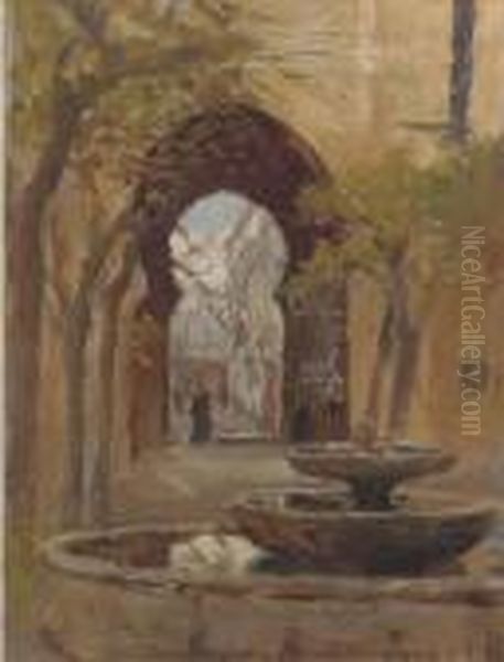 Moroccan Arch Oil Painting by Stanhope Alexander Forbes