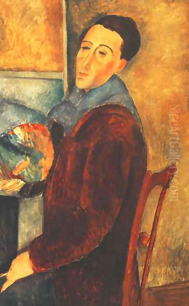 Self Portrait Oil Painting by Amedeo Modigliani