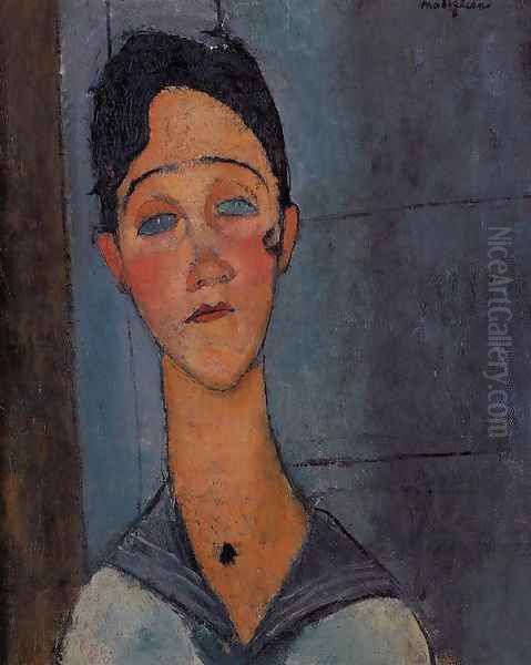 Louise Oil Painting by Amedeo Modigliani