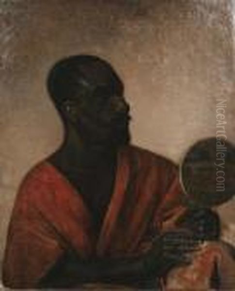 Portrait Of A Moor Oil Painting by Mariano Jose Maria Bernardo Fortuny y Carbo