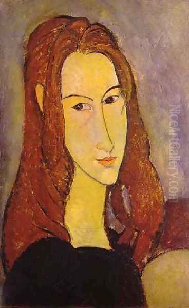 Portrait Of A Girl Oil Painting by Amedeo Modigliani