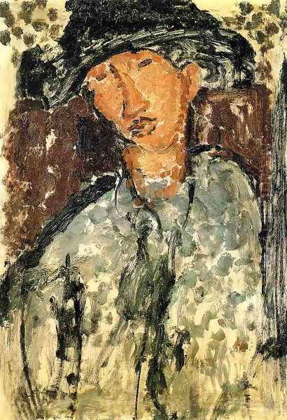 Chaim Soutine I Oil Painting by Amedeo Modigliani