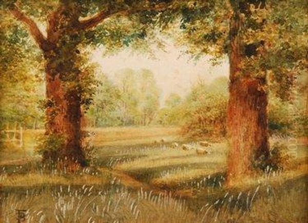 Foster. Watercolour Oil Painting by Myles Birket Foster