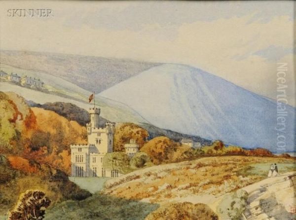 Landscape With Castle by Myles Birket Foster