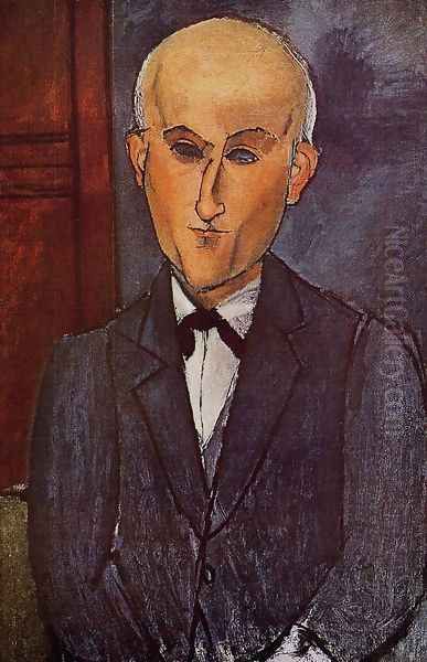 Max Jacob Oil Painting by Amedeo Modigliani