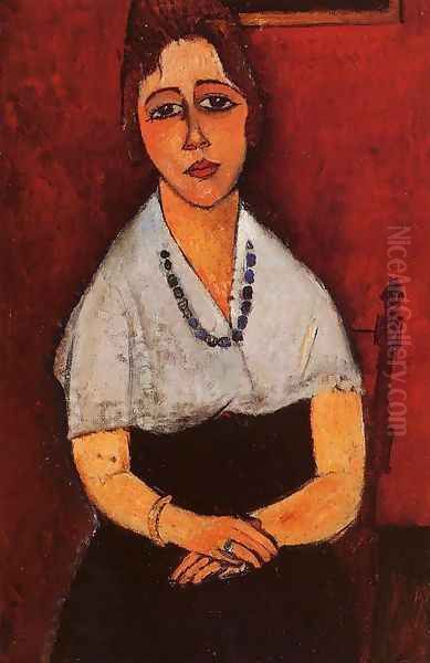 Elena Picard Oil Painting by Amedeo Modigliani