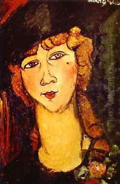 Renee The Blonde Oil Painting by Amedeo Modigliani