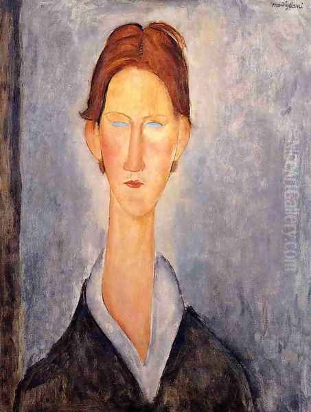 Young Man Oil Painting by Amedeo Modigliani