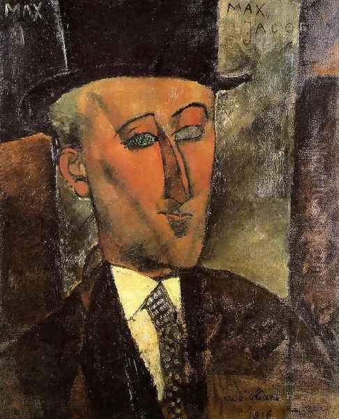 Portrait of Max Jacob Oil Painting by Amedeo Modigliani