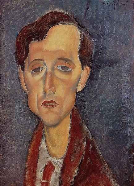 Frans Hellens Oil Painting by Amedeo Modigliani