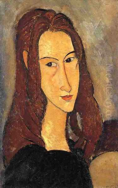 Red Haired Girl Oil Painting by Amedeo Modigliani