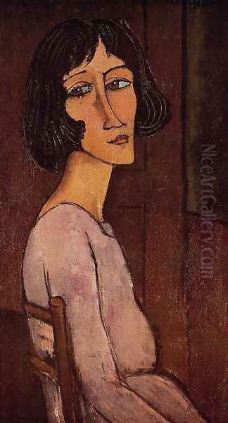 Portrait of Marguerite Oil Painting by Amedeo Modigliani