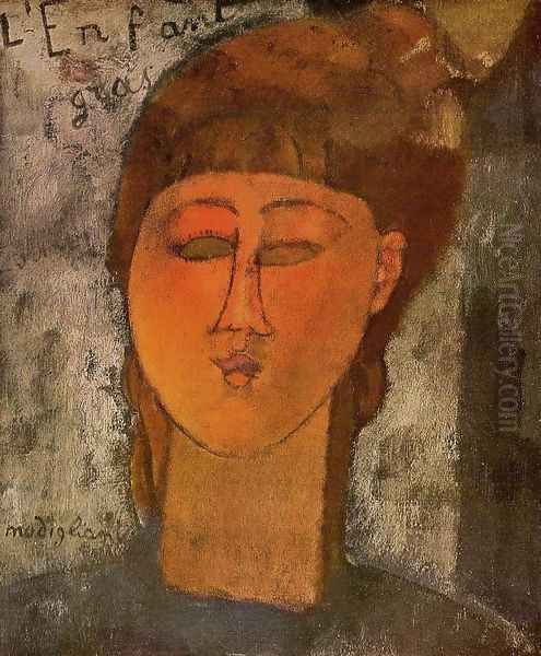 The Fat Child Oil Painting by Amedeo Modigliani